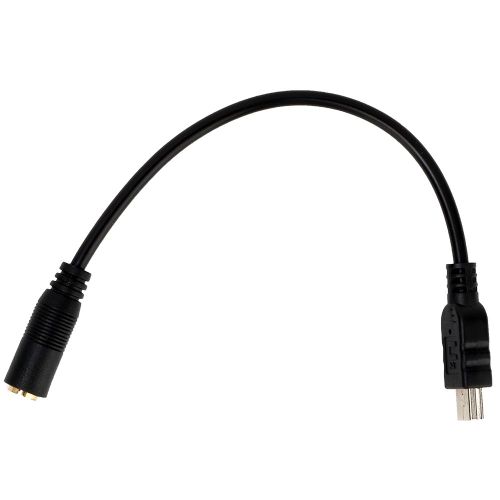 Câble adaptateur mini USB à 3,5 mm tripolaire audio jack microphone pour caméra GBPro