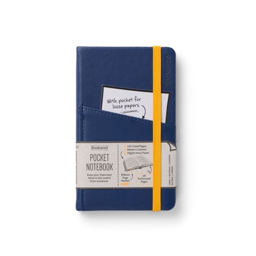 Bookaroo A6 Pocket Notebook - Navy