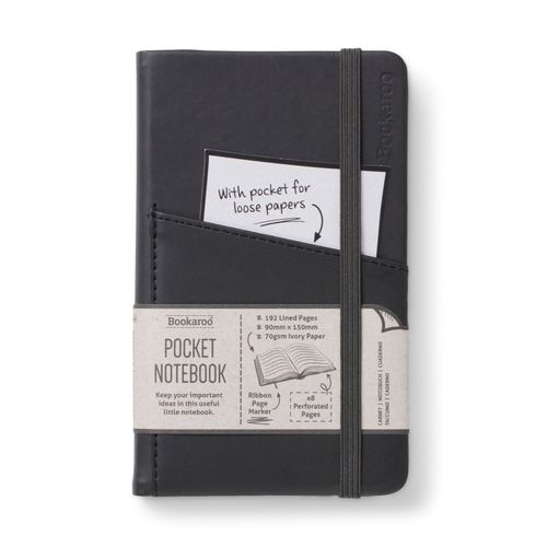 Bookaroo A6 Pocket Notebook - Noir