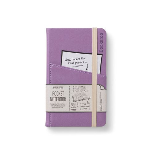 Bookaroo A6 Pocket Notebook - Aubergine