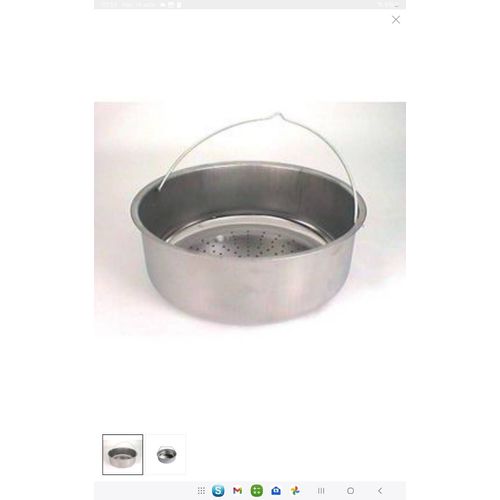 Panier à vapeur rigide inox pour cocotte-minute Seb ss-980426