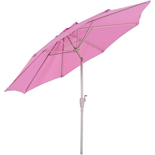 Parasol De Jardin Ø 2,7m Inclinable Polyester/Aluminium 5kg Lilas 04_0003877