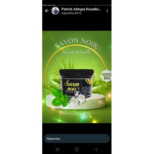 Savon Noir Bio 