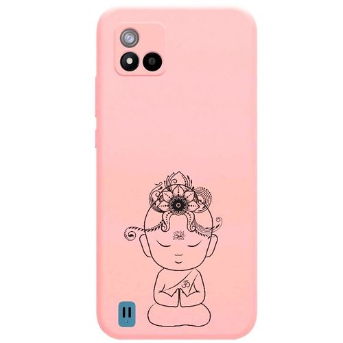 Coque Rose Realme C11 2021 Bouddha Kawaii