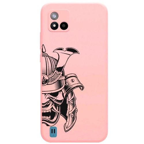 Coque Rose Realme C11 2021 Casque Samourai