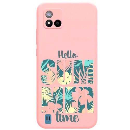 Coque Rose Realme C11 2021 Hello Summer Time