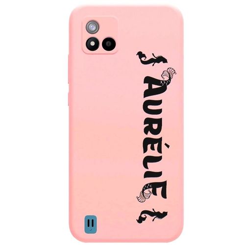 Coque Rose Realme C11 2021 Avec Votre Prénom 22 Sirene