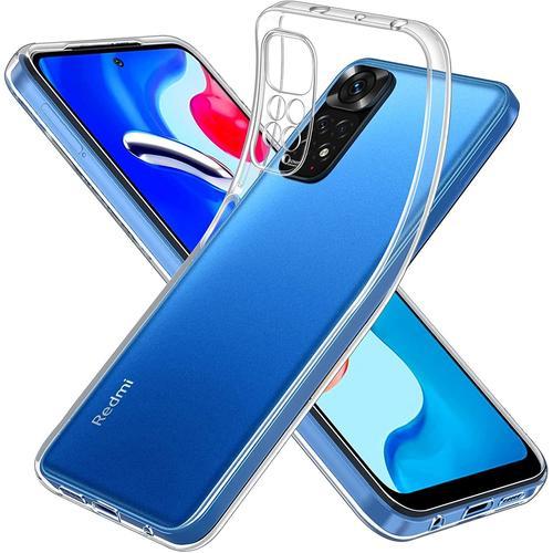 Advansia Coque Housse Etui Pour Xiaomi Redmi Note 11 Transparent Silicone