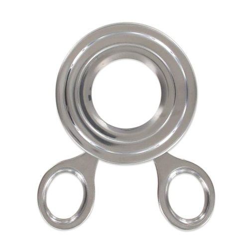 Fackelmann 682404 Coupe-¿Uf À La Coque, Découpe-¿Uf Coque, Coupe-¿Uf, Acier Inoxydable, Argenté, 10 X 8 X 0,6 Cm