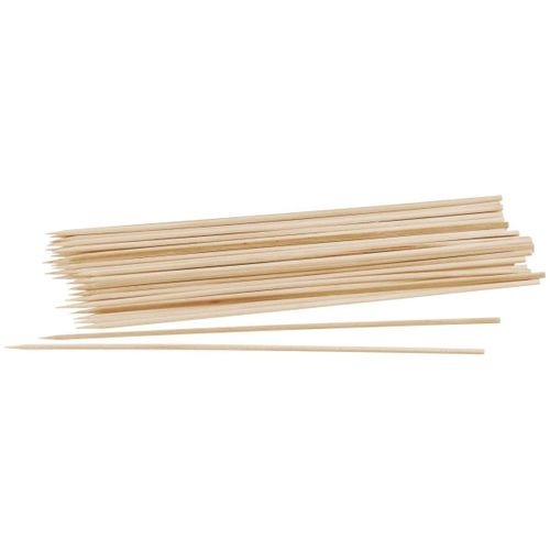 Fackelmann 31240 Lot De 35 Brochettes En Bois Certifié Fsc, Pics À Grillades Et Barbecues Écoresponsables, Piques Bois, Bois Certifié Fsc, 30cm