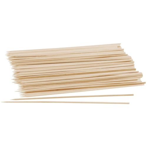 Fackelmann 31245 Lot De 50 Brochettes En Bois Certifié Fsc, Pics À Grillades Et Barbecues Écoresponsables, Piques Bois, Bois Certifié Fsc, 25cm