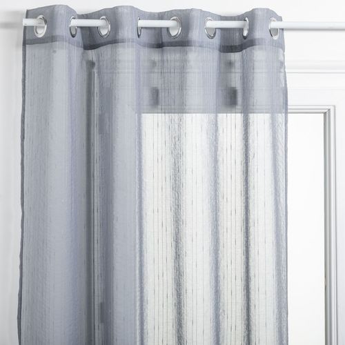 Voilage Design Ray - 140 X 240 Cm - Gris