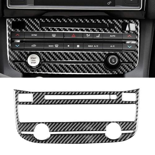 Autocollants décoratifs de panneau de climatisation en Fiber de carbone de voiture  pour Jaguar F-PACE X761 XE X760 XF X260, entraînement gauche et droit  universel