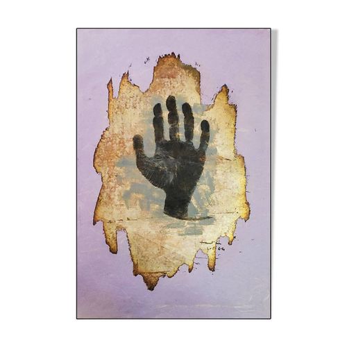 Jean Fautrier 1964 Lithographie rehausse la feuille dor dore