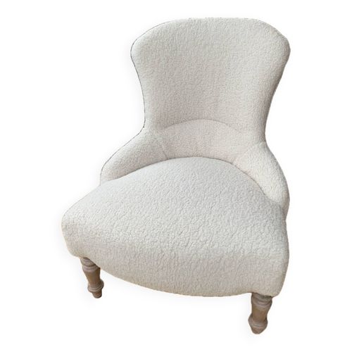 Fauteuil Crapaud Blanc