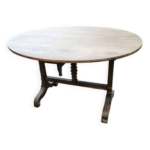 Table De Vigneron Vendangeurs En Chne Bois