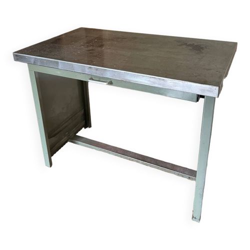 Bureau Industriel Vintage Vert