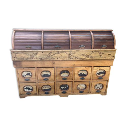 Meuble   Tiroirs  Grainetier Bois