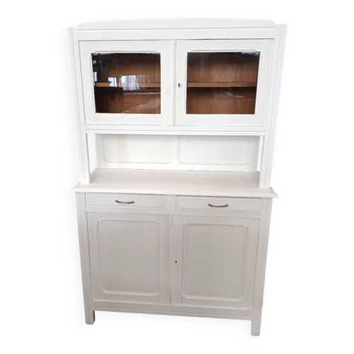 Buffet De Cuisine Vaisselier Vintage Blanc
