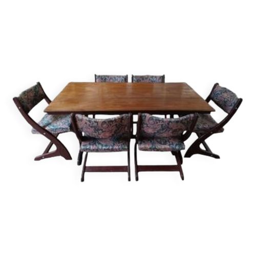Table Design Scandinave Avec 6 Chaises De Brge M Sondergaard Bois