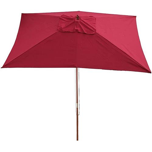 Parasol De Jardin 2x3m Polyester/Bois 6kg Bordeaux 04_0003820