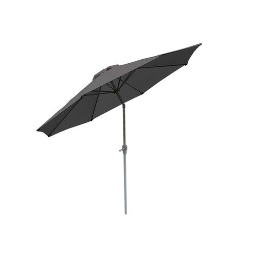 Parasol De Jardin Ø 3m Inclinable Polyester/Aluminium 5kg Anthracite 04_0003885