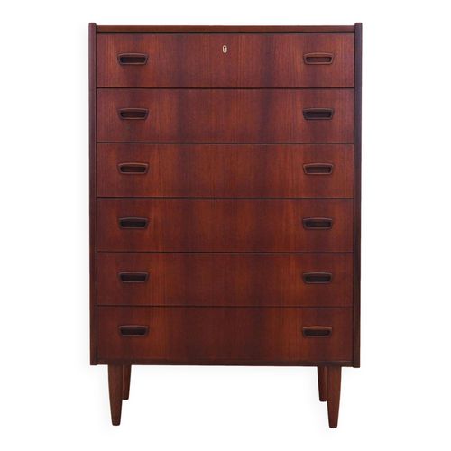 Commode En Teck Design Danois Annes 1970 Production  Danemark Marron