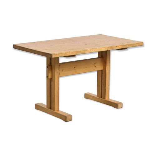 Table En Pin Massif Les Arcs France Bois