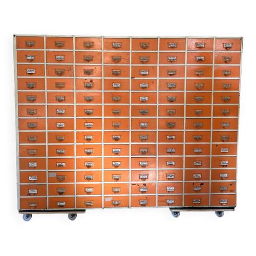 Meuble De Mtier De Grainetier Orange