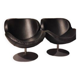Fauteuil Coquille Noir