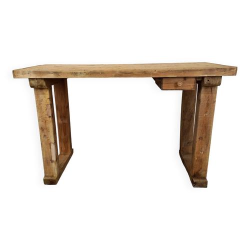 Tabli Console Rustique Bois