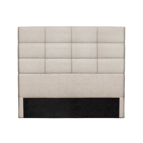 Tête De Lit Moderne En Tissu Beige Naturel 160 Cm Anatole