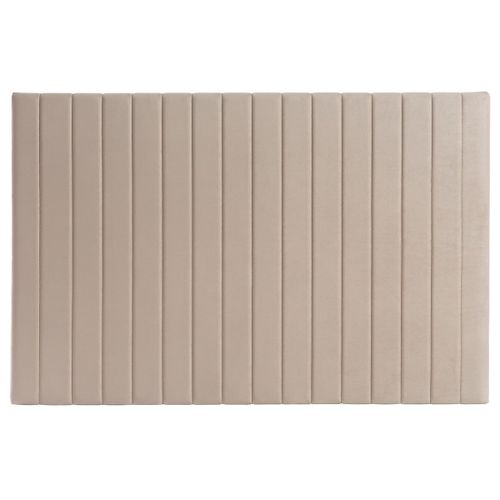 Tête De Lit En Velours Beige Grisé L170 Cm Neha