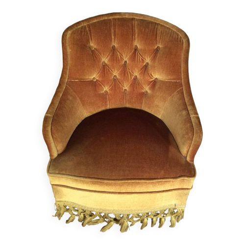 Fauteuil Crapaud Jaune
