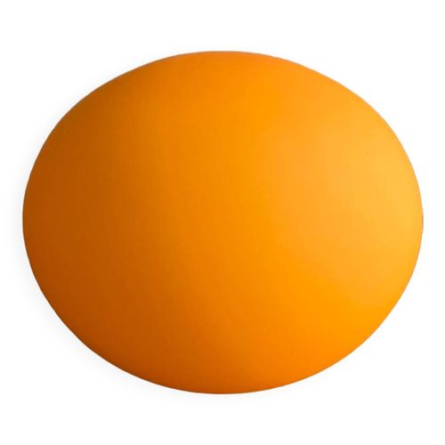 Lampe Galet Verre Orange Orange