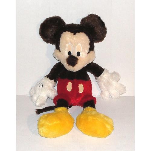 Peluche Mickey Disneyland Paris Souris Poils Longs 43 Cm Di-R850-9.A