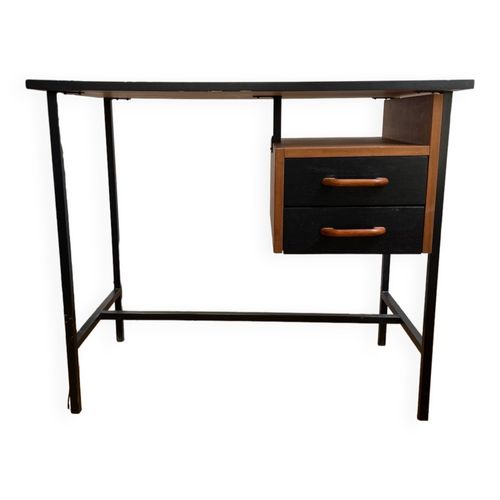 Bureau Design Noir Et Bois Noir