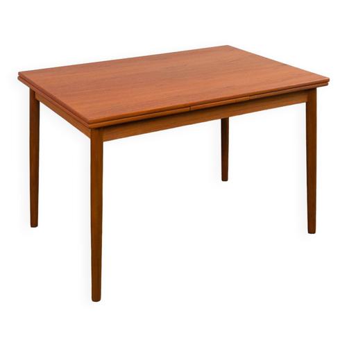 Table  Manger Extensible Classique En Teck Par Ar Mobler Danemark Annes 1960 Marron