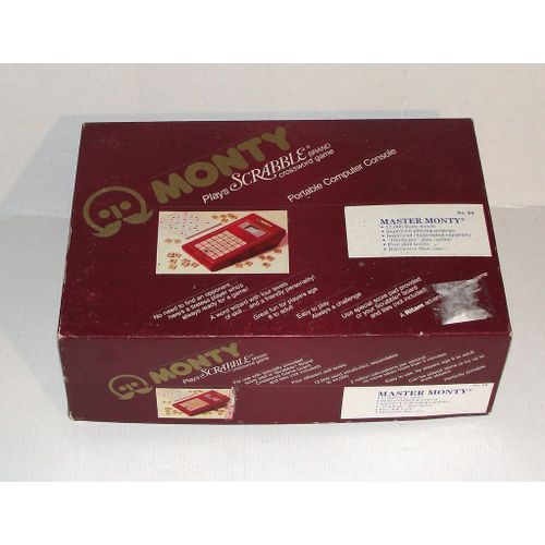 Monty Plays Scrabble Game - Master Console Portable Anglais Ritam 80