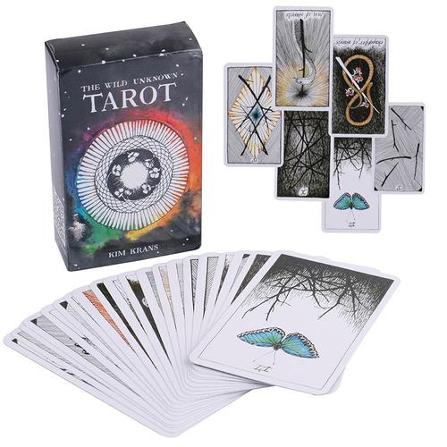 78 Cartes De Tarot Totem Sauvage, Cavalier De Pont Oracle, Cartes De Tarot Animal Mystérieux, Guidage, Jeu De Société, Papier De Poker