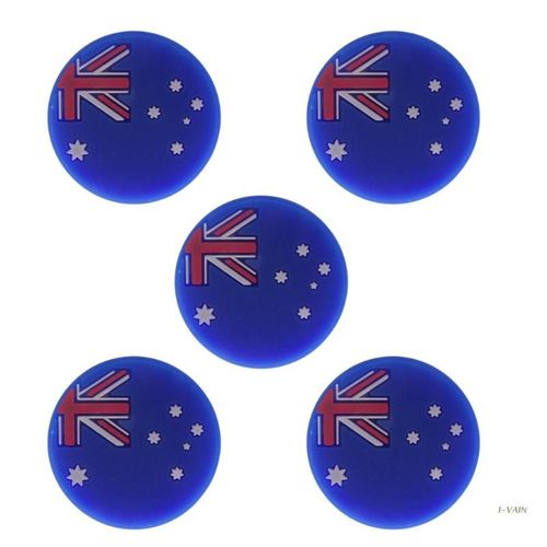 Drapeau National Pour Raquette De Tennis, Amortisseur De Chocs, Amortisseurs De Vibrations, Accessoires De Sport Durables En Silicone, Livraison Directe