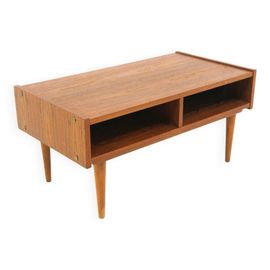 Console Scandinave Basse En Teck Sude 1960 Bois