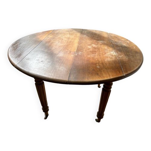 Table Ronde  Abattants Bois