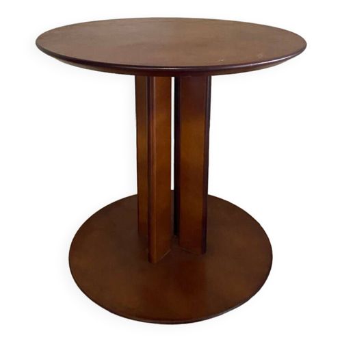 Table Daposappoint Ronde En Bois Art Dco Bois