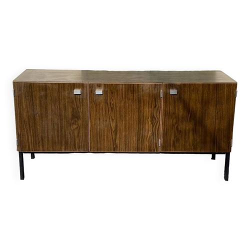 Enfilade Vintage En Bois Exotique Par Pierre Guariche Dition Meurop 1960 Marron