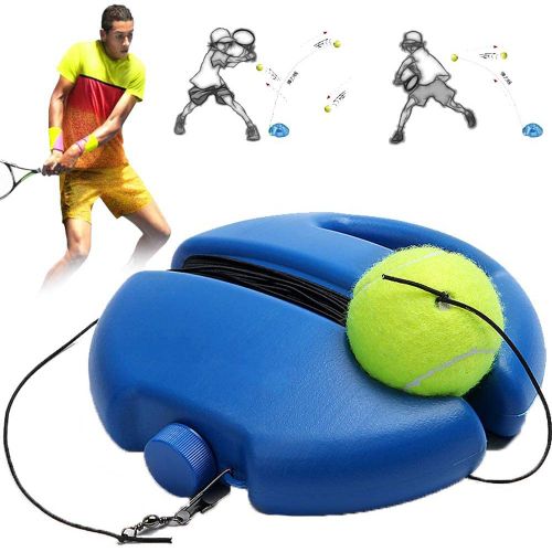 Outil D'aide À L'entraînement De Tennis, Avec Corde Élastique, Balle, Entraînement Autonome, Rebond, Entraînement Des Partenaires