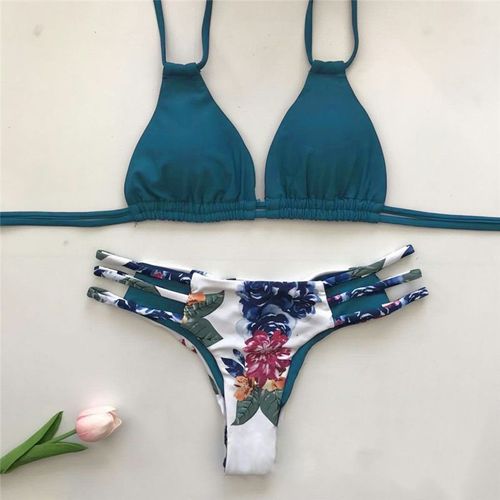 Maillot De Bain Multi-Cordes, Imprimé, Sexy, Tankini, Pour Femmes, Vêtements D'été