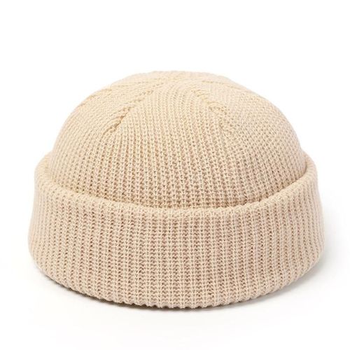 Chapeaux Tricotés Pour Femmes Et Hommes, Bonnet D'hiver Rétro Sans Bords, Baggy, Casquette Melon, Manchette Docker, Bonnet De Pêcheur Pour Hommes