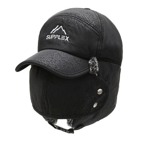 Casquette D'hiver 3 En 1 Doublée De Laine, Chapeau De Bombardier Avec Rabat D'oreille, Couverture Complète Coupe-Vent Pour Ski, Cyclisme, Ski, N66