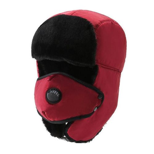 Chapeau De Trappeur Coupe-Vent D'hiver Pour Hommes Et Femmes, Chapeau De Chasse Chaud Russe Avec Rabats D'oreille Et Masque